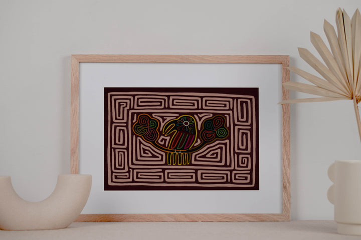 Traditional Greek Key Bird Mola