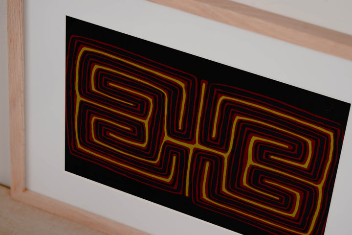 Red Black And Yellow Classic Design Mola