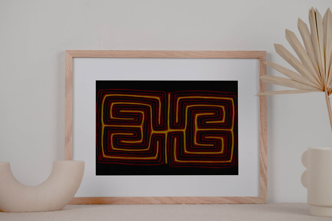 Red Black And Yellow Classic Design Mola
