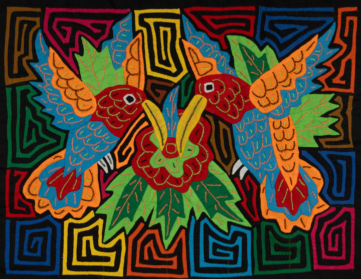 Twin Hummingbirds Mola