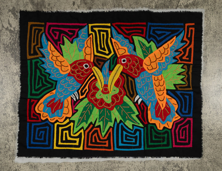 Twin Hummingbirds Mola