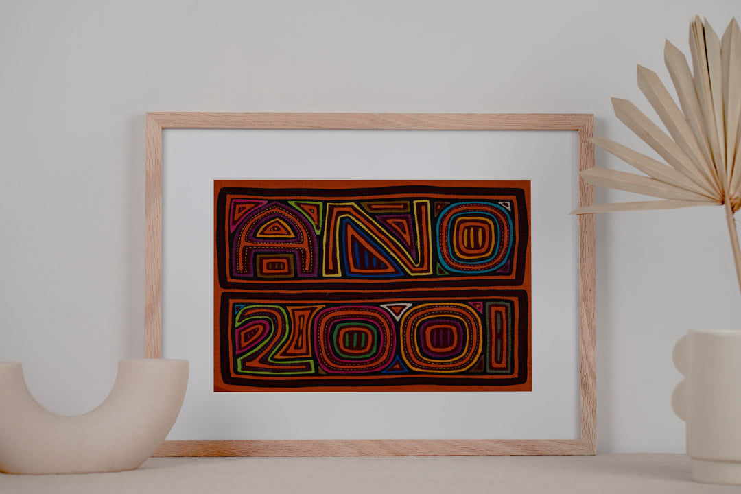 Traditional Multi-Color Year 2001 Mola