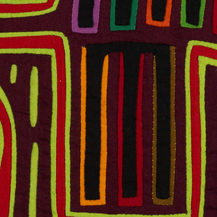 Traditional Multi-Color Let Us Talk Mola