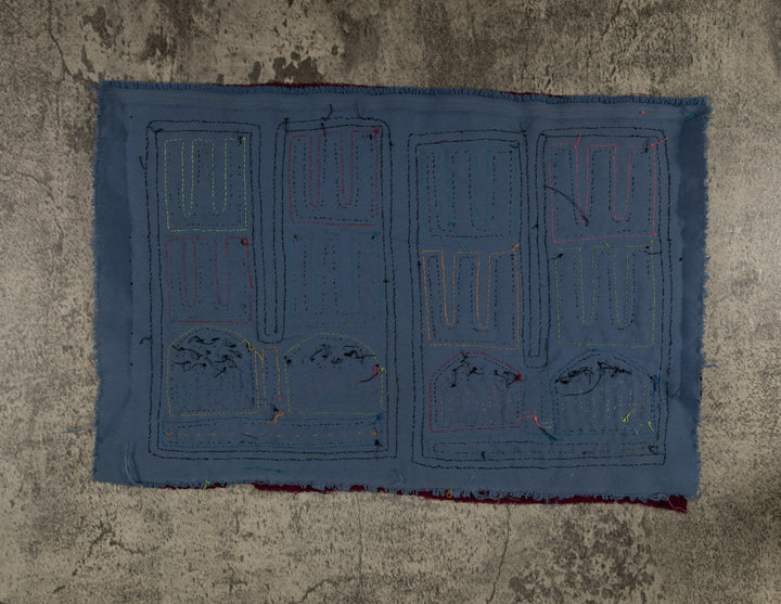 Classic Multi-Color Ratty Rag Pant Mola