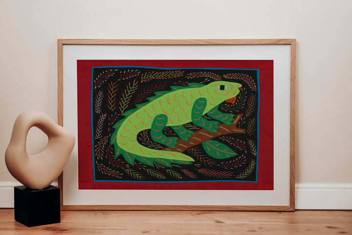 Green Iguana Mola