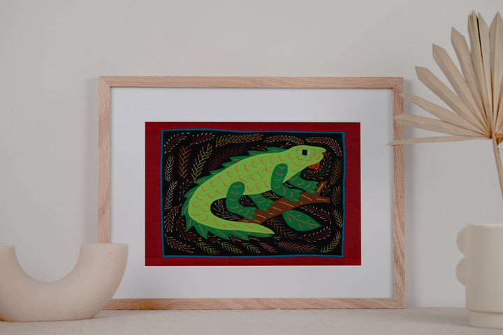 Green Iguana Mola
