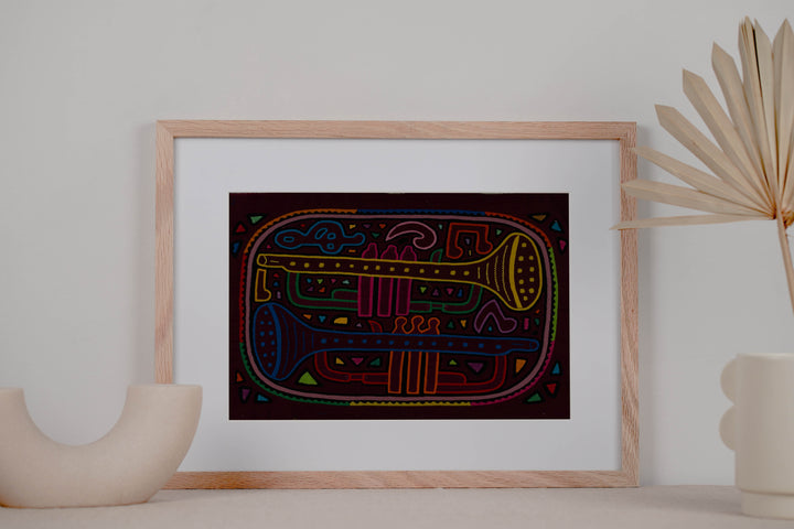 Rainbow Colors Toot Your Own Horn Mola