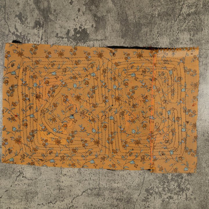 Vintage Black And Gold Floral Background Mola