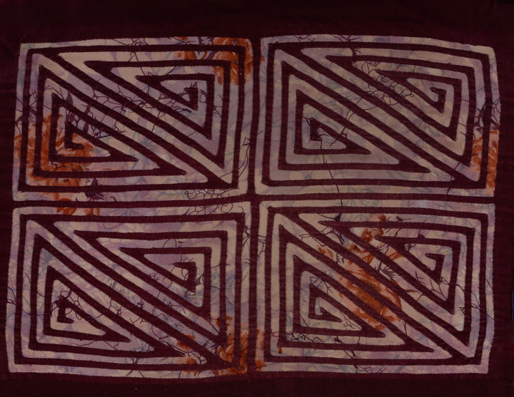 Vintage Burgundy And White Mola