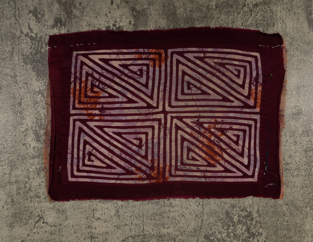 Vintage Burgundy And White Mola