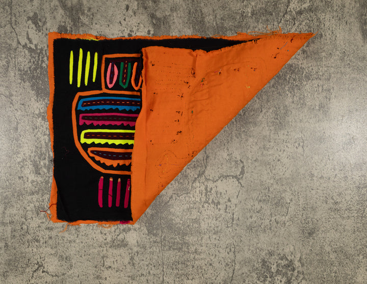 Traditional Black And Orange Thunderbird Mola