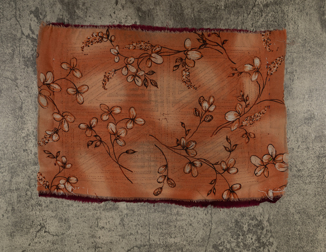 Vintage Burgundy And White Mola
