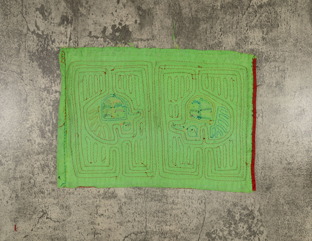 Traditional Red And Green Tweety Bird Mola