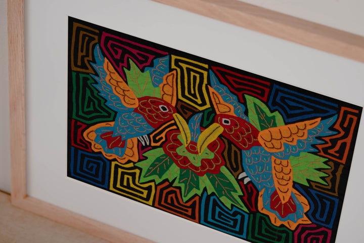 Twin Hummingbirds Mola