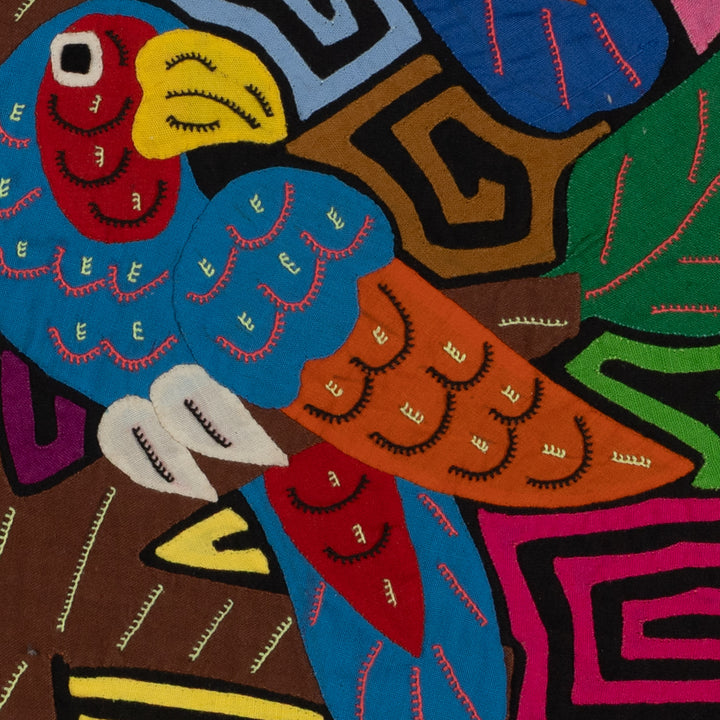 Fantasy Blue Green And Red Parrot And Toucan Three Bird Mola