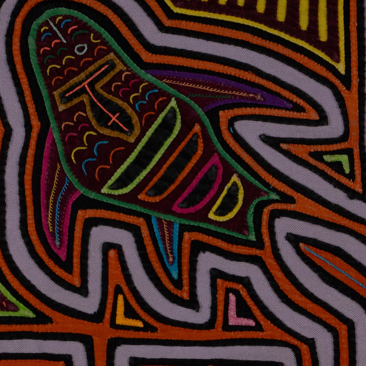 Traditional Orange And Gray Fish Mola