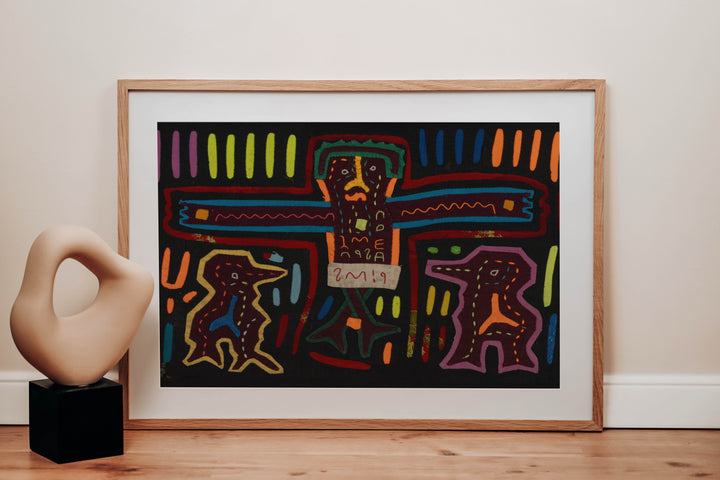 Traditional Multi-Color Crucifixion Mola