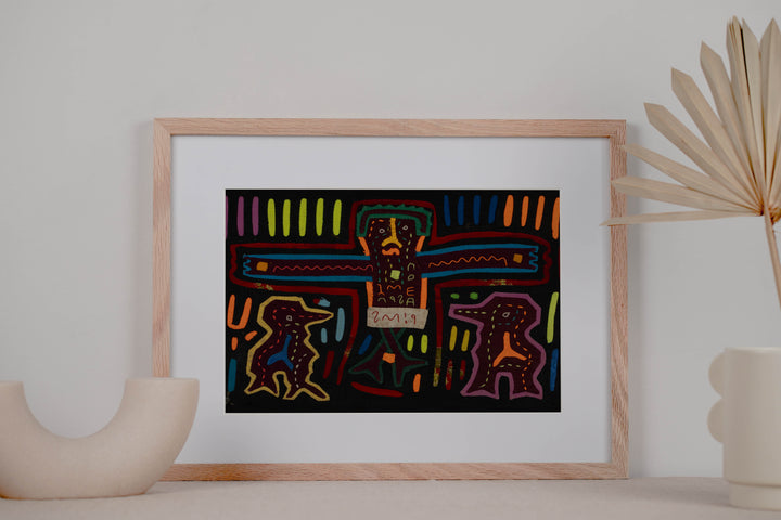 Traditional Multi-Color Crucifixion Mola