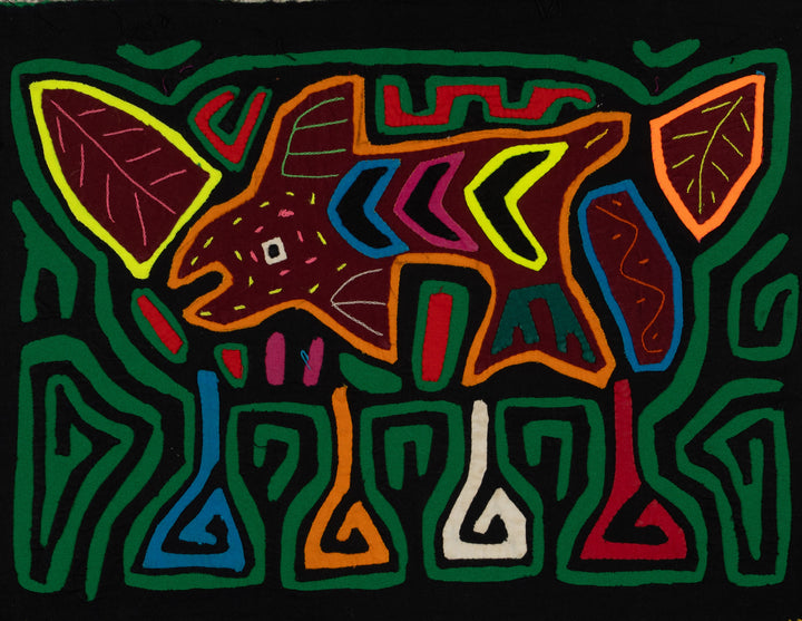 Traditional Green And Burgundy Fish Mola