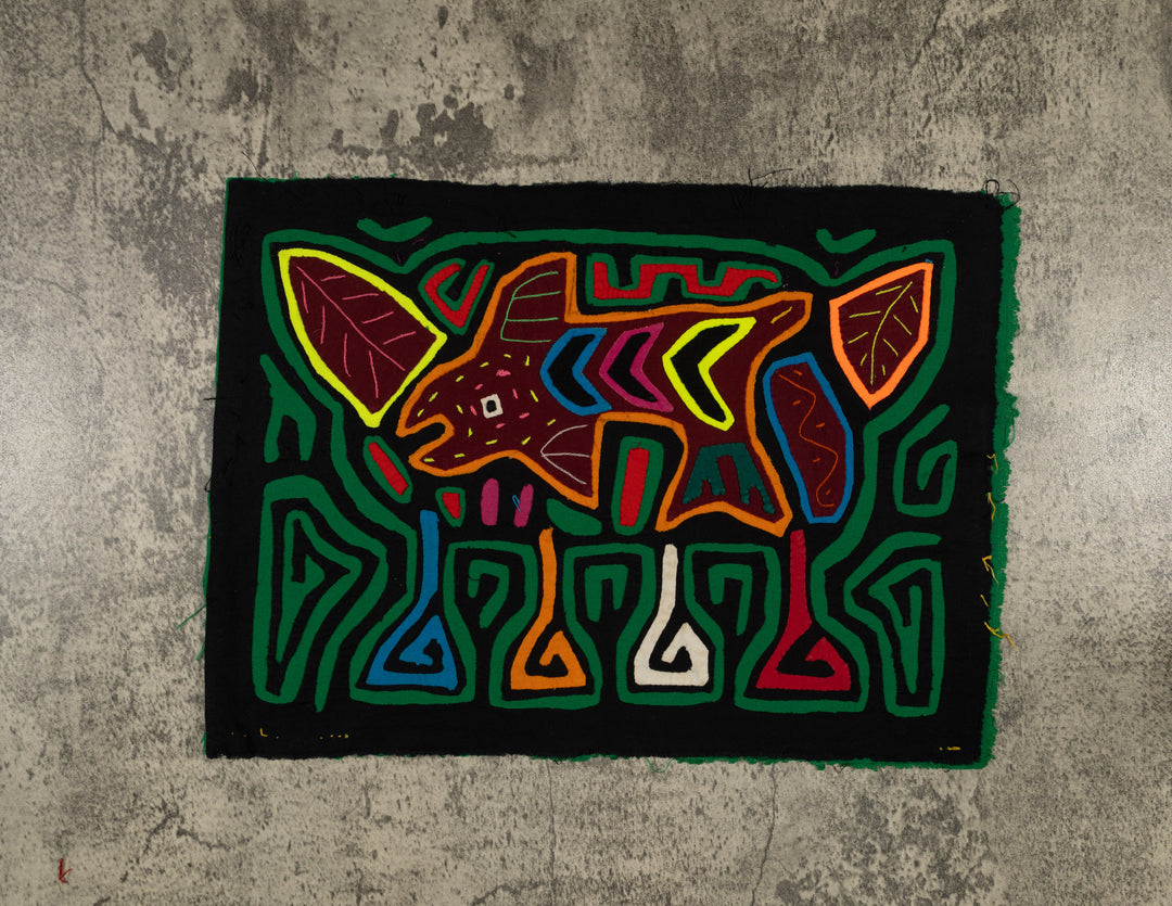 Traditional Green And Burgundy Fish Mola
