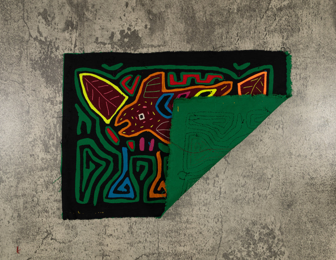 Traditional Green And Burgundy Fish Mola
