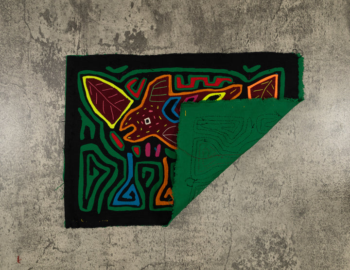 Traditional Green And Burgundy Fish Mola