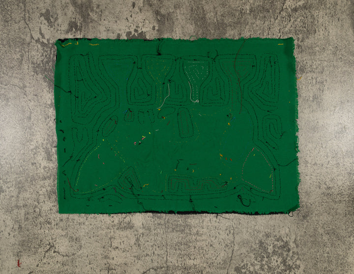 Traditional Green And Burgundy Fish Mola