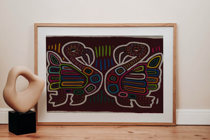 Rainbow Colors Flamingo Bird Mola