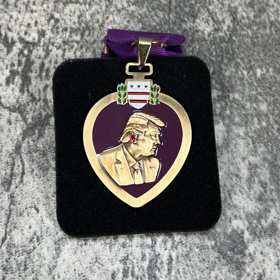 President Trump Purple Heart Tribute Medal