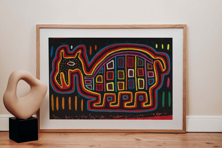 Black Red And Blue One Hump Egyptian Camel Mola