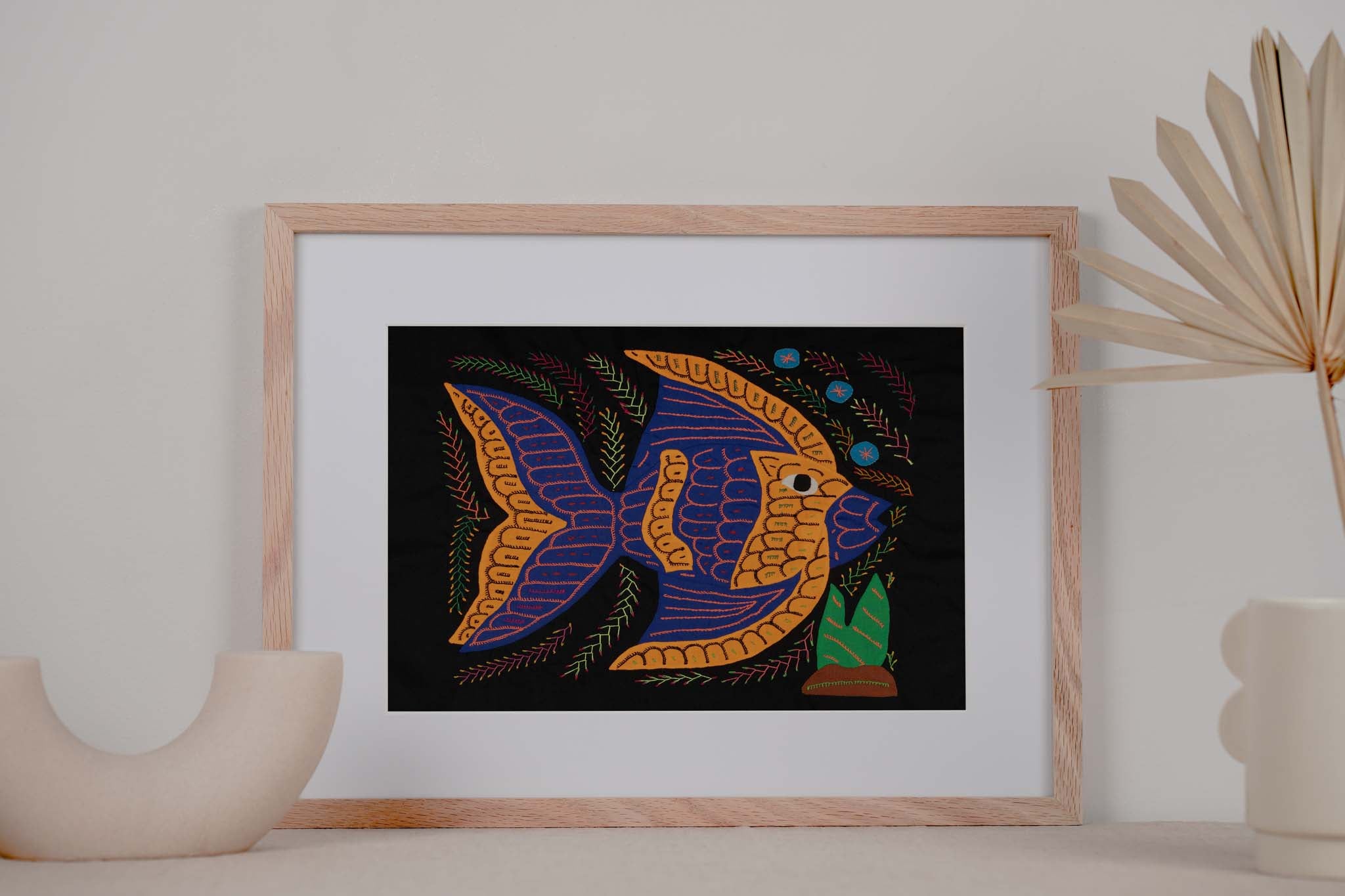 Gold And Blue Angel Fish Mola