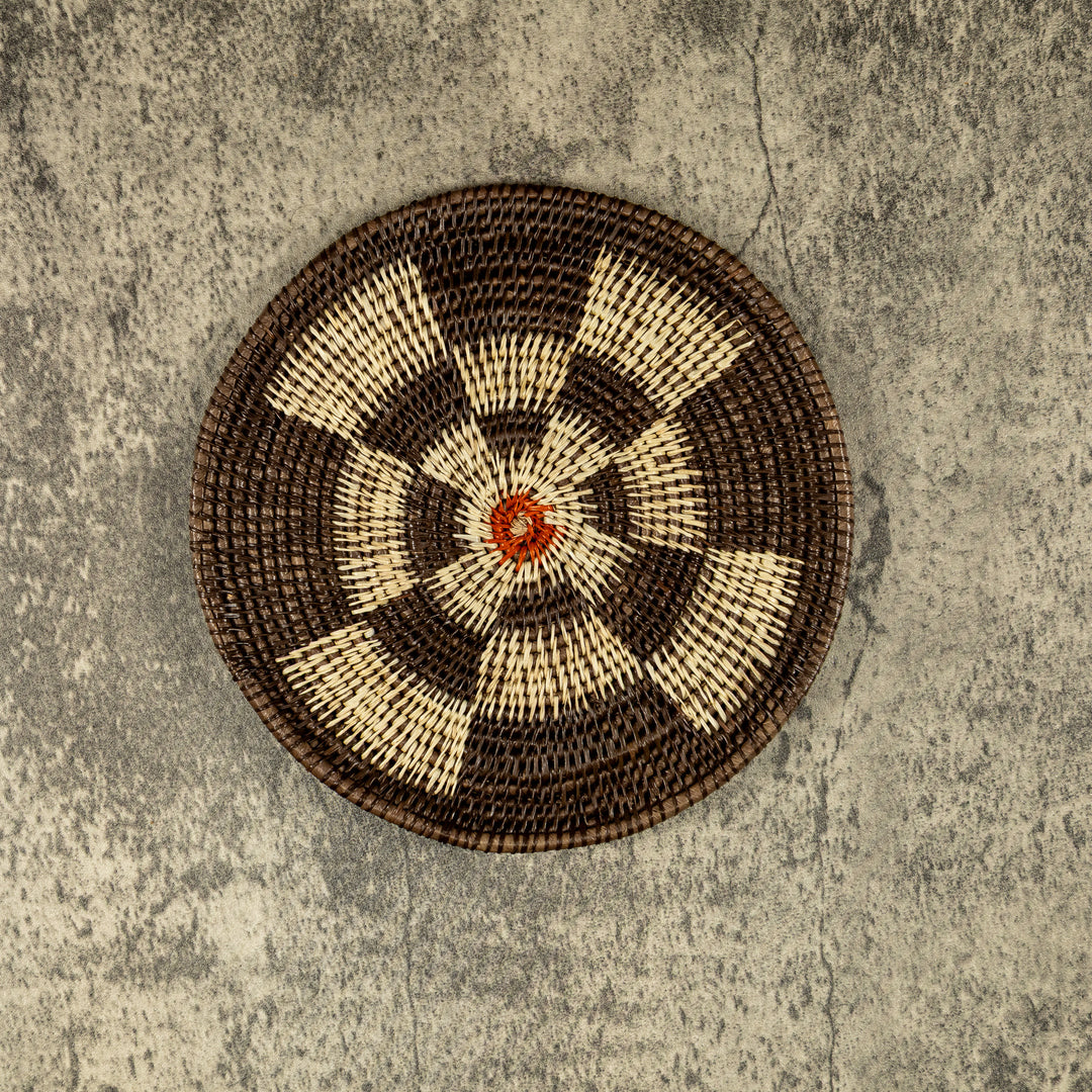 Spokes Hand Woven Plate Basket
