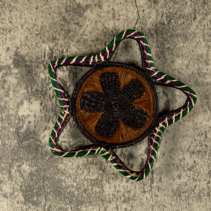 New Design Spiral Hand Woven Plate Basket