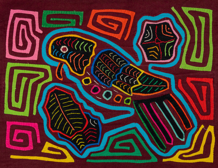 Bitty Beak Turquoise Parrot Mola