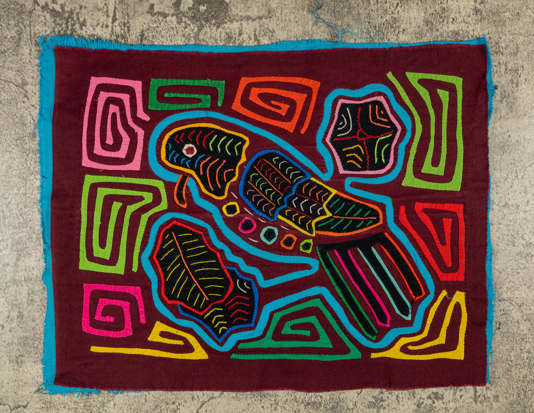 Bitty Beak Turquoise Parrot Mola