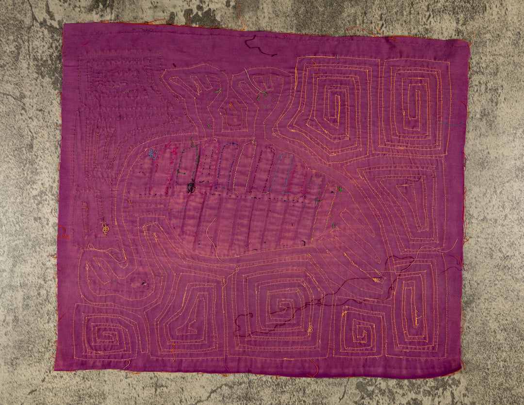Proud Orange And Purple Turkey Bird Mola