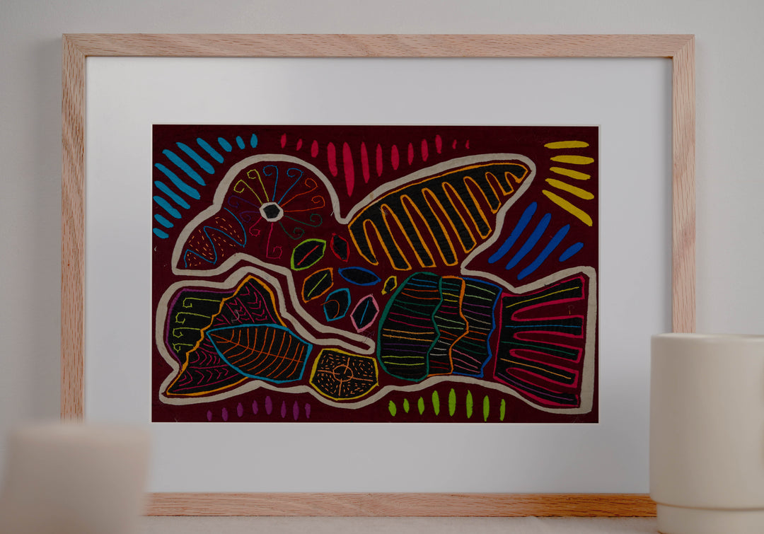 Multicolor Pease Dove Mola