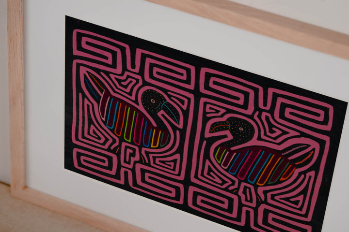 Black And Pink Beachcomber Seagull Mola