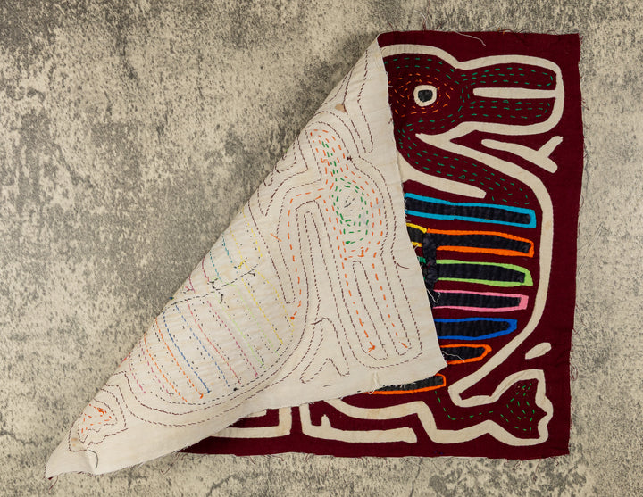 Rainbow Bird Optical Illusion Mola