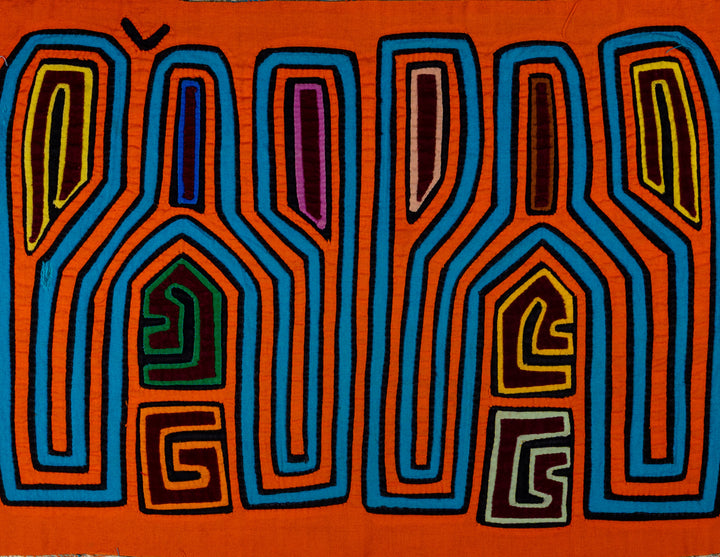 Orange And Turquoise Tuning Fork Mola
