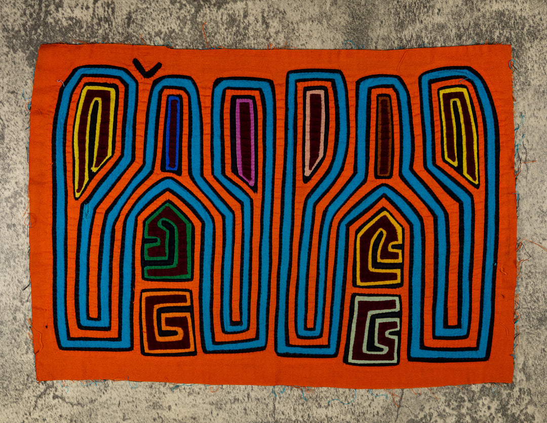 Orange And Turquoise Tuning Fork Mola