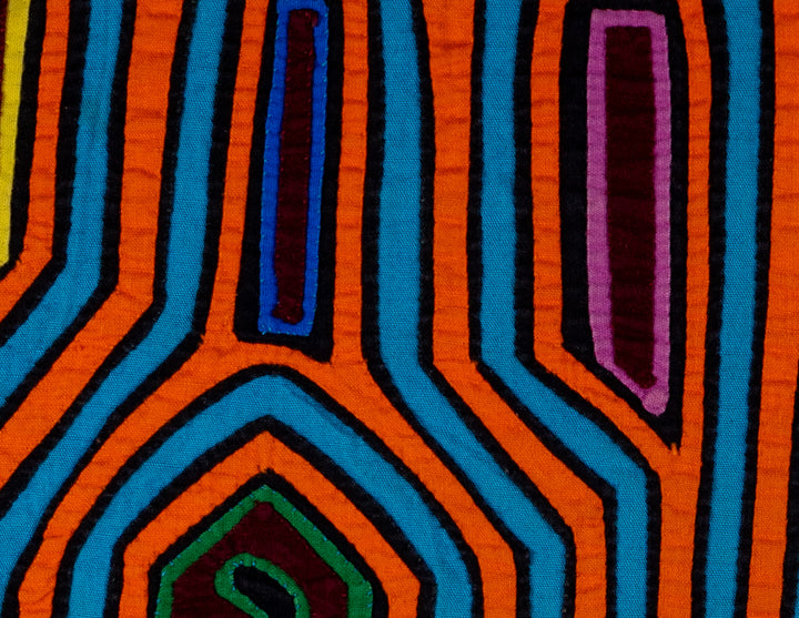 Orange And Turquoise Tuning Fork Mola