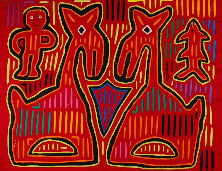 Large Red Talking Horse Mola