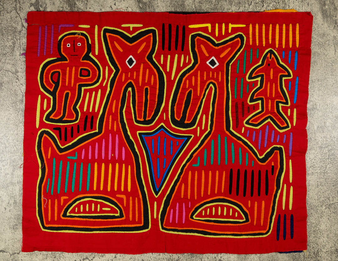 Large Red Talking Horse Mola
