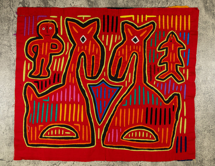 Large Red Talking Horse Mola