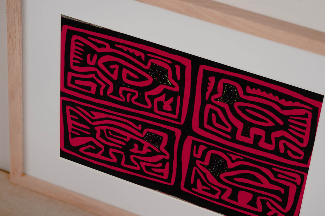 Red And Black Partridge In A Box Mola