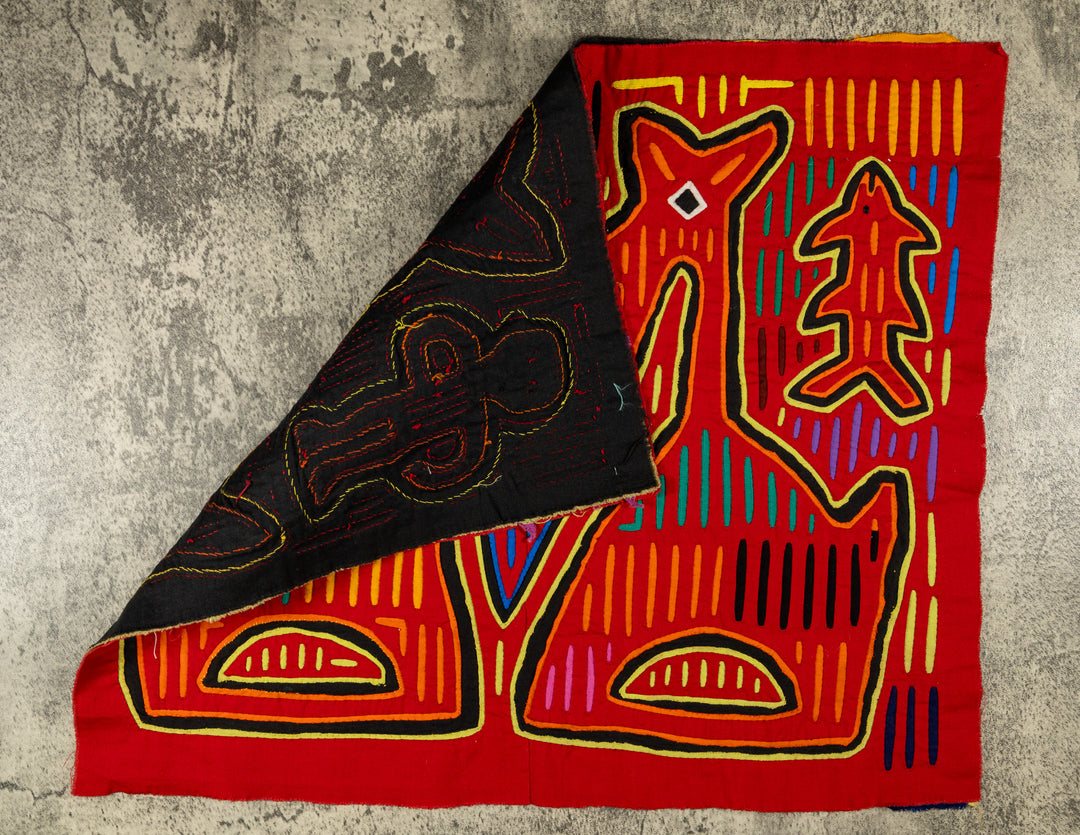 Large Red Talking Horse Mola