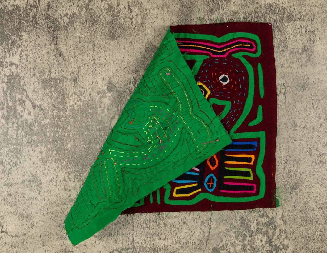 Burgundy And Green In Their Easter Bonnet Mola