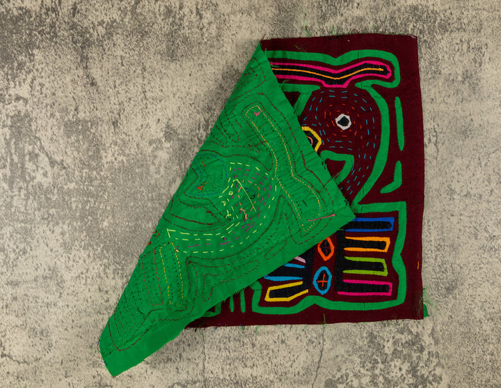 Burgundy And Green In Their Easter Bonnet Mola