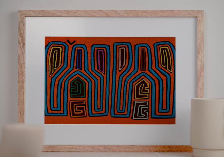 Orange And Turquoise Tuning Fork Mola